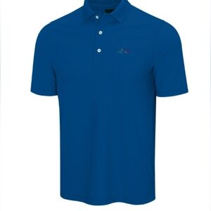 Greg Norman Collection Blue Polo Shirt Timeless Style